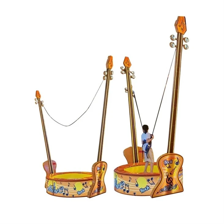 Bungee Trampoline Kids Playground Game Machine