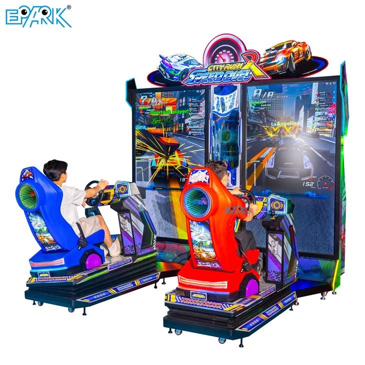 City Rush Speed Duel Arcade võidusõiduautode mängumasin